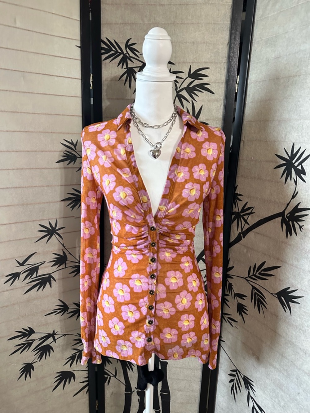 Free People Lucky Shirtee Size S